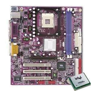 Mach Speed VIA Socket 478 P4MDPT microATX Motherboard and Intel 