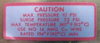 1825 Dwyer 1800 10  25 PSI Pneumatic Pressure Switch  