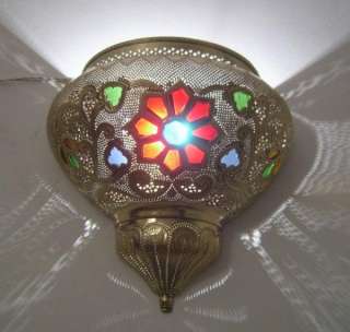 Brass Wall Sconce Lamp Light Moroccan Décor/Furniture  