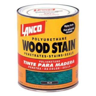 Lanco 1 Qt. Blue Interior Wood Stain WS666 5  