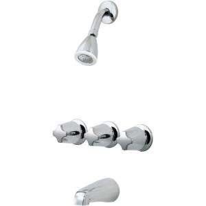 Pfister 01 Series 3 Handle Tub/Shower in Polished Chrome 01 312 at The 