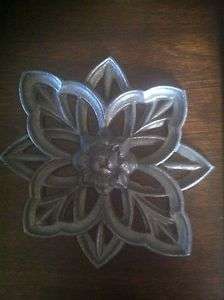 Fantastic~8 Point Floral Single Faced Cast Iron Rosette~ Wall Decor
