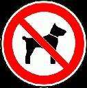 Hund Hundeverbo​t Tiere kein Eintritt Hunde Aufkleber