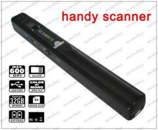 8GB Handheld Portable Mobile Handyscan Book Photo Cordless A4 Color 