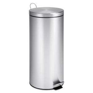Honey Can Do 40L Round Stainless Steel Step Can TRS 01445 at The Home 