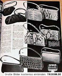 Wenz Katalog 1956 Uhren, Schmuck, Besteck, Porzellan  