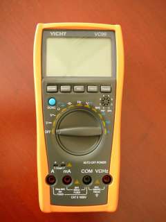 vichy vc99 3 6 7 auto range digital multimeter w analog bar batteries 