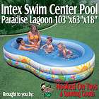 Intex Swim Center Family Inflatable Kids Swimming Pool   120 x 72 x 
