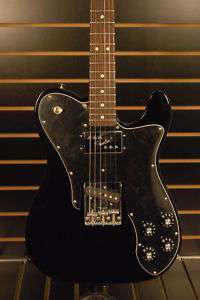 Fender ‘72 Telecaster® Custom Black w/Rosewood Guitar 717669018948 
