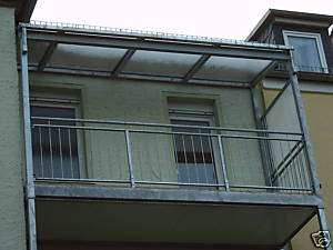 Anbaubalkon Balkon Balkondach Dach verzinkt  
