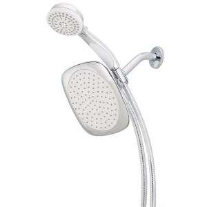 Delta ActivTouch 8 Spray Handshower and Showerhead Combo Kit in White 