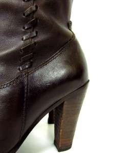   STEVE MADDEN SALOONN western cowboy boots heels side zip sz 6 M  