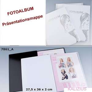 TOPMODEL Top Model Fotoalbum Präsentationsmappe Album W 