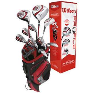 Wilson Power Profile Mens Golf Club Set & Bag New RH  