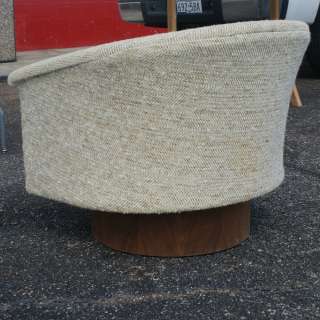   chair round wood platform base oatmeal fabric 32 5 width x 30 depth