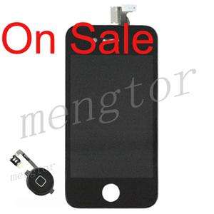   LCD+Digitizer Glass Screen+Home Button&Flex At&t iPhone 4G LCD 151BK