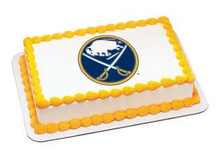 NHL Buffalo Sabres ~ Edible Image Icing Cake, Cupcake Topper ~ LOOK 