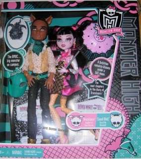 Monster High   Draculaura & Clawd Wolf Doll Giftset by Mattel   Brand 