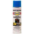 Rust Oleum 15 oz. 2X Caution Blue Marking Spray Paint