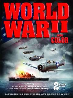 WORLD WAR II IN COLOR New Sealed 2 DVD Set  