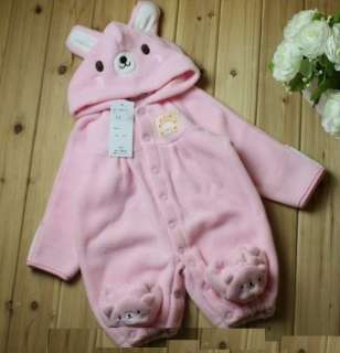 Baby Halloween Christmas Party Clothes Costume Outfit Sock Rabbit Pink 