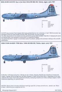 Kits World Decals 1/72 B 29 SUPERFORTRESS Post War  