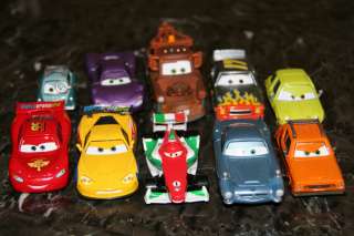   CARS 2 LOT OF 10 BRAND NEW, LOOSE, CHEAP INTERNATIONAL SHIPPING