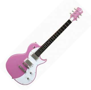 Luna Neo Series Pink and White Electric Guitar  