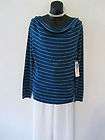 Jones New York Elegant Long Sleeve Womens Sweater Top Size M NWT $99