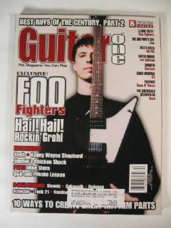 1999 Guitar One Magazine TAB Foo Fighters Live AC/DC  
