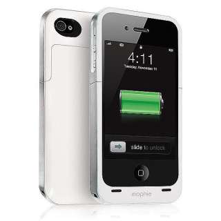 Mophie Juice Pack Plus External Battery Case for iPhone 4 / 4S (White 