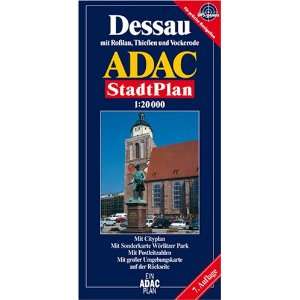 ADAC Stadtplan Dessau Mit Cityplan. Mit Sonderkarte Wörlitzer Park 