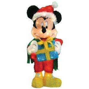 LARGE DISNEY MICKEY MOUSE PRESENT 3D LIGHTED CHRISTMAS HOME YARD 