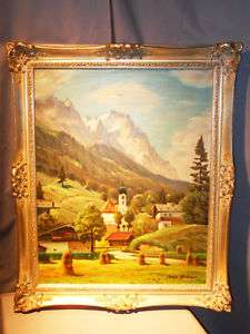 Anso Weise Framed Oil Painting on Canvas  