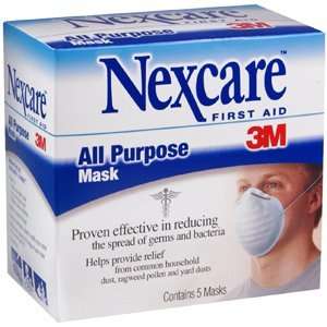  Special pack of 6 3M 2643A Nexcare Mask, All Purpose 6 BX 