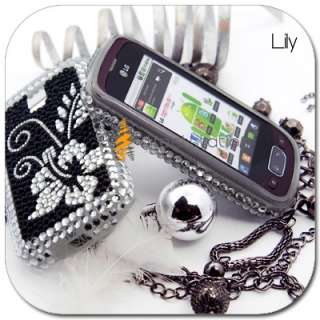 BLING Crystal Hard Case Cover LG P500 Optimus One 1  