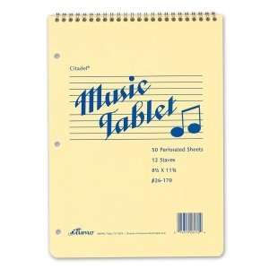  Ampad 12 Staves Music Notebook AMP26170