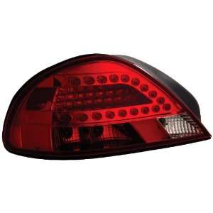 Anzo USA 321093 Pontiac Grand Am Red/Clear LED Tail Light Assembly 