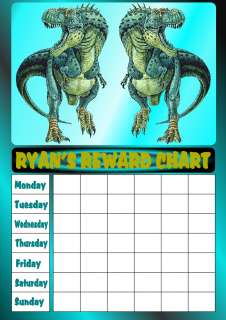dinosaur reward chart ben ten reward chart