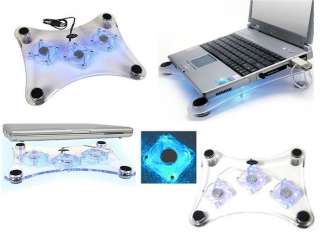 FAN USB NOTEBOOK COOLER COOLING PAD FOR LAPTOP PC UK  