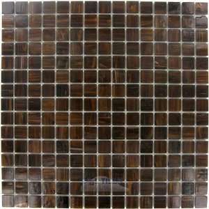 Bon appetit glitter 3/4 x 3/4 mesh mounted glass mosaic in antique b