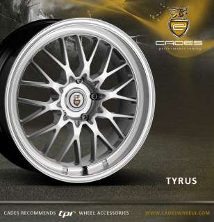 18 CADES TYRUS deep dish rear wheels for audi A4  
