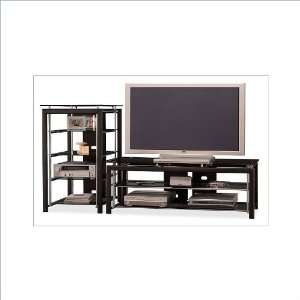  Bush Furniture Midnight Mist 60 Flat Panel TV Stand and 