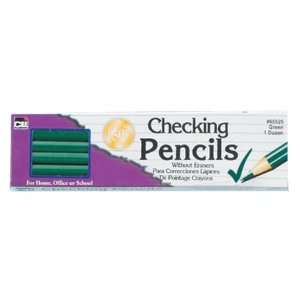  Charles Leonard Inc. Pencil without Eraser, Green, 12/box 