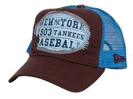 New Era Mens New York Yankees Cap Brown/Royal  