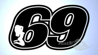 RACE NUMBERS SEXY 69 DECALS STICKERS GRAPHICS TRACK  