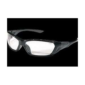 Crews ® ForceFlex TM Safety Glasses   Amber Lens And Black Frame 