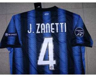 Inter fifa champions zanetti 4 home 2010/11 champions league