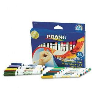  Dixon  Prang Washable Markers, Fine Point, 36 Assorted 
