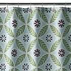 Springmaid Cotton Fabric Shower Curtain Blue 72x72 Tensi Bath NEW